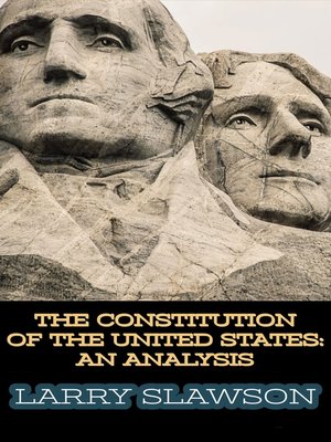 cover image of The Constitution of the United States